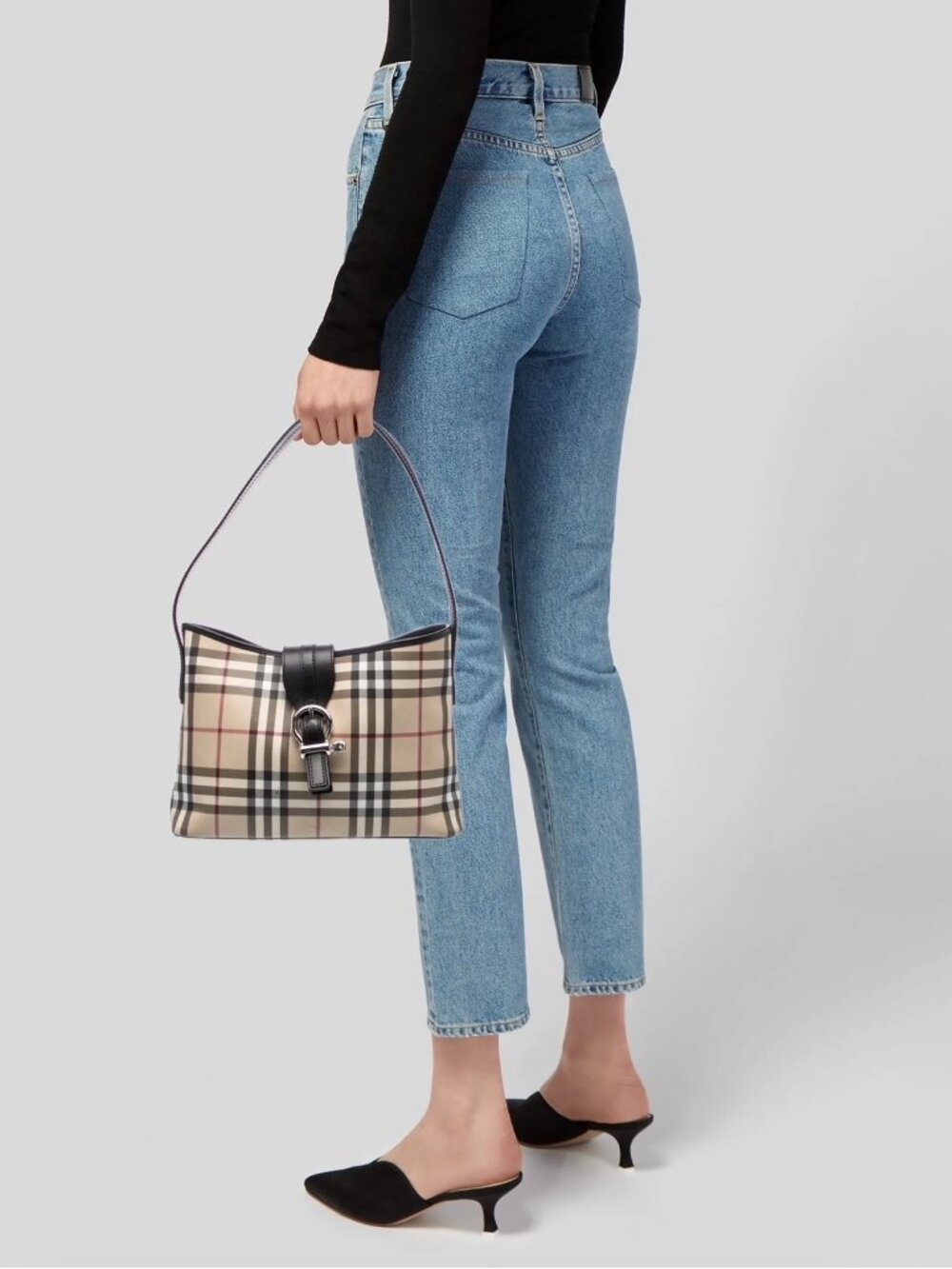Burberry Nova Check Shoulder Bag - Like New